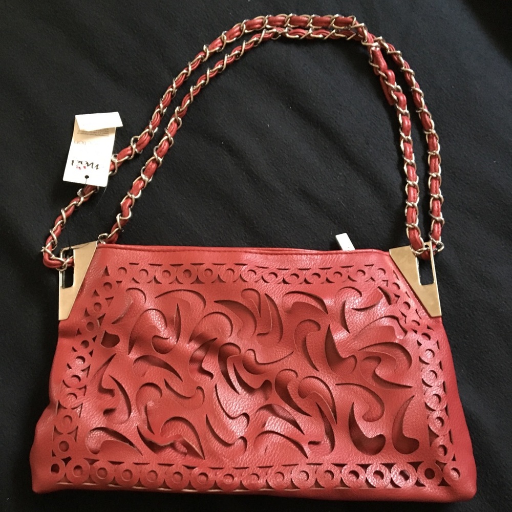 Red shoulder purse NEW